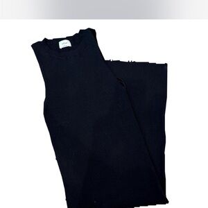 Aritzia Black Sleeveless Dress